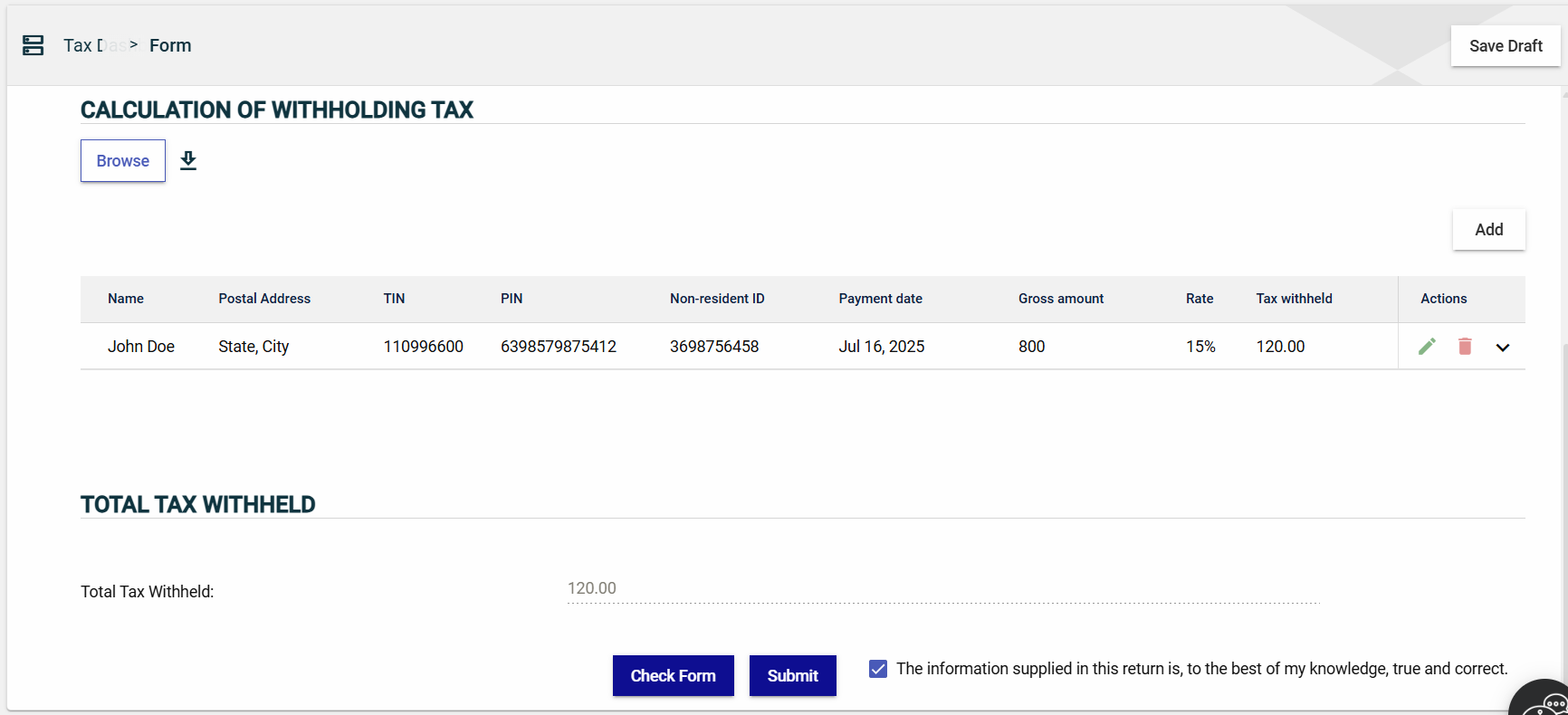 Withholding Tax | RIA Docs