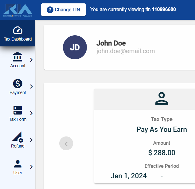 Dashboard | RIA Docs