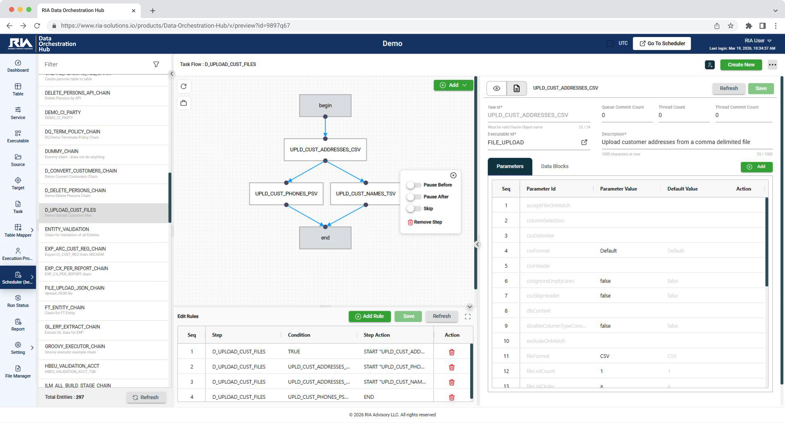 Data Orchestration Hub